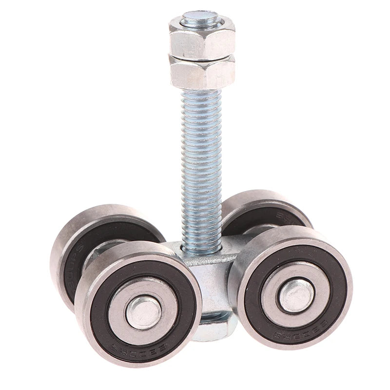 Steel 4-Wheel Trolley Roller – Bearing Pulley Sliding Track