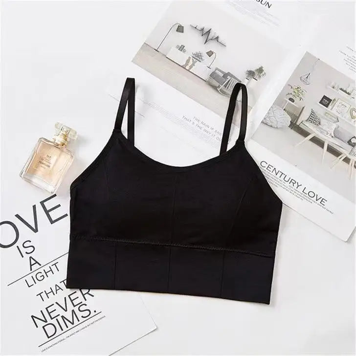 Women's Seamless Padded Sports Bra – Gym & Running Bralette