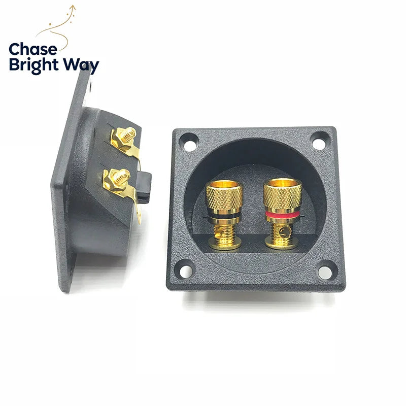 Round Spring Cup Speaker Terminal Connector – Subwoofer Plug