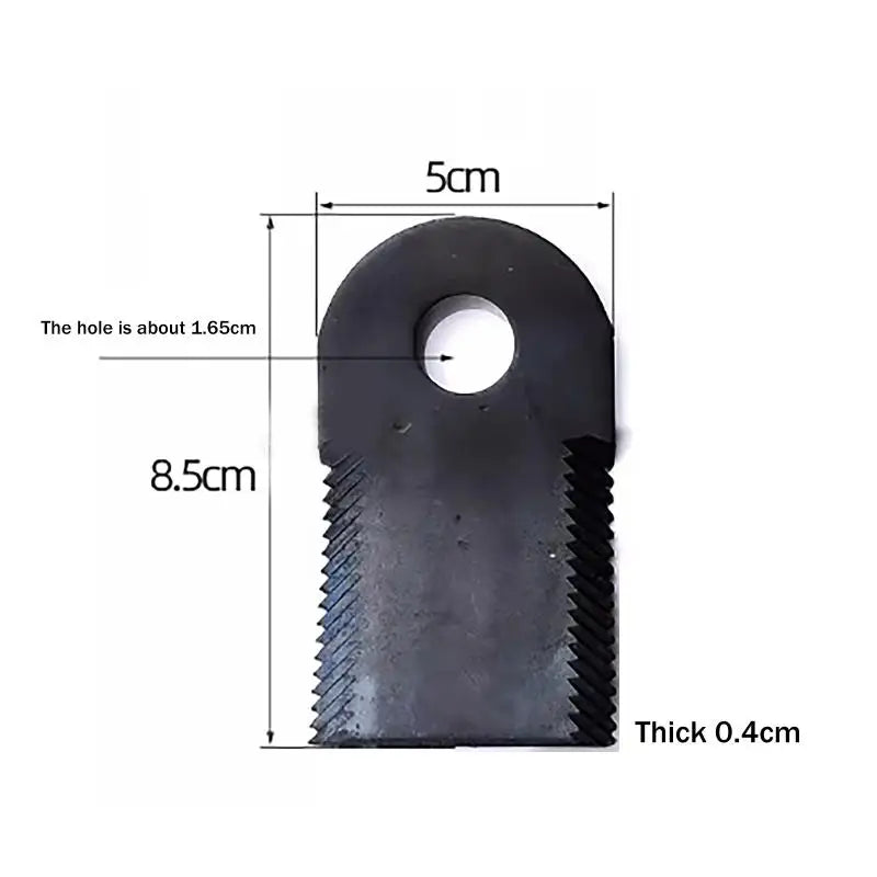 Grass Shredder Serrated Knife Hammer – Lawn Mower Accessory