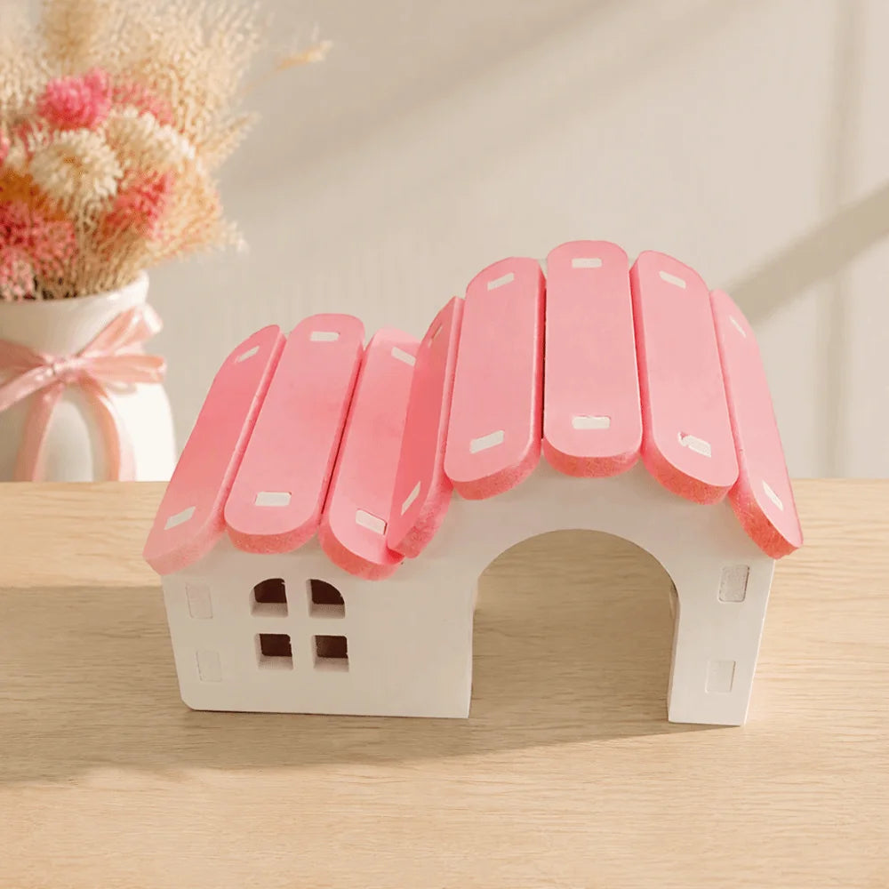 PVC Hamster House Hideout – Durable Small Animal Shelter