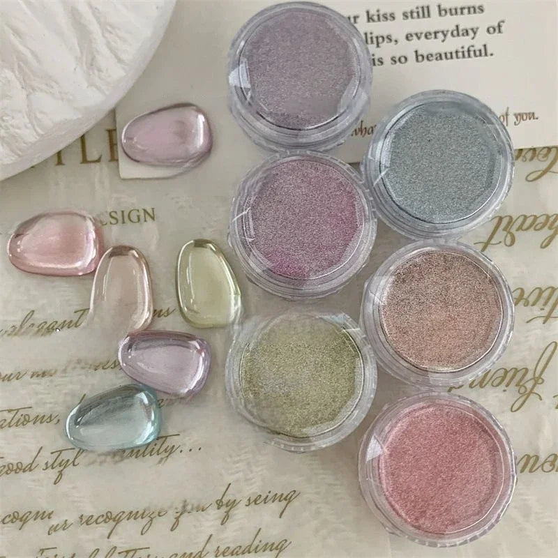 Aurora Mirror Chrome Nail Powder – Holographic Glitter Pigment