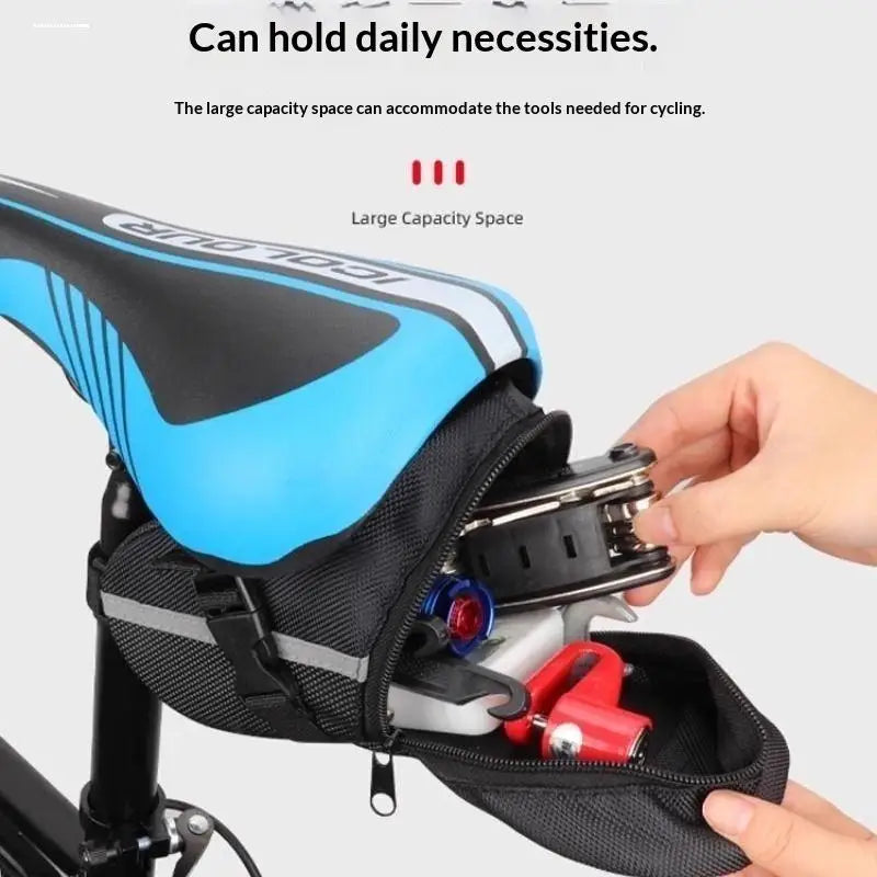 Waterproof Bicycle Tail Bag – Universal Bike Rear Seat Bag