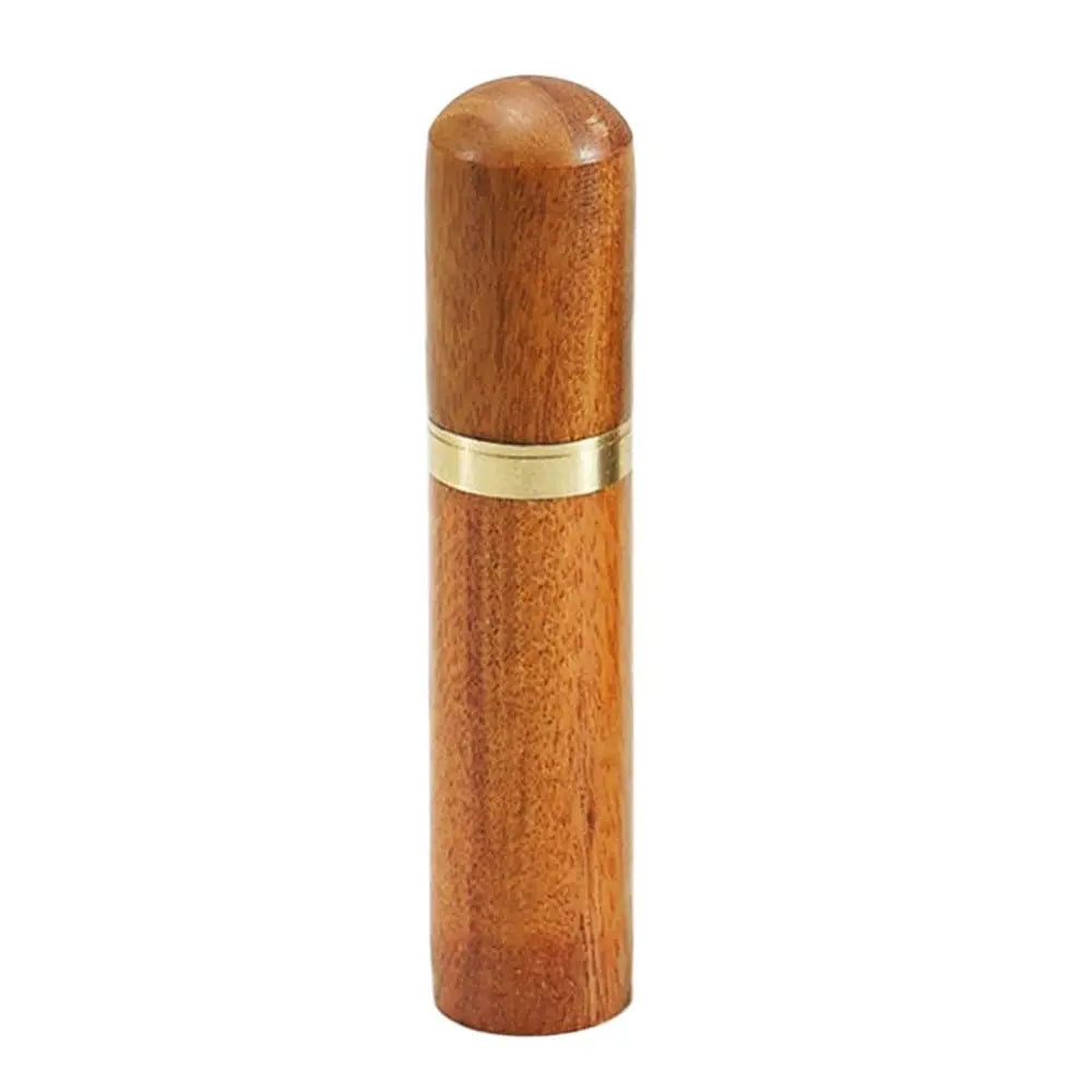 Wooden Sewing Needle Container – Sandalwood Organizer