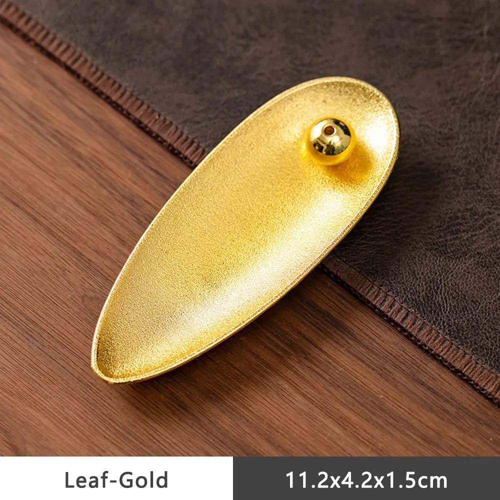 Lotus Incense Holder – Alloy Multi-Hole Incense Stick Base