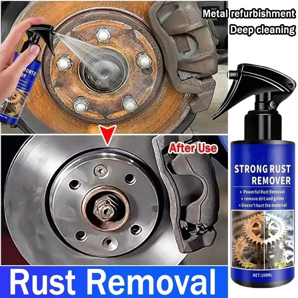Rust Remover Spray – Metal & Wheel Hub Rust Inhibitor 100/300ml