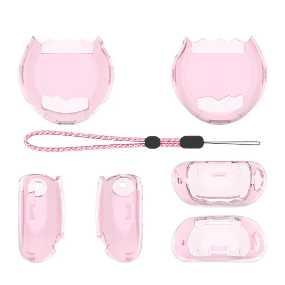 Tamagotchi Paradise Clear Protective Case with Lanyard | PC Cover