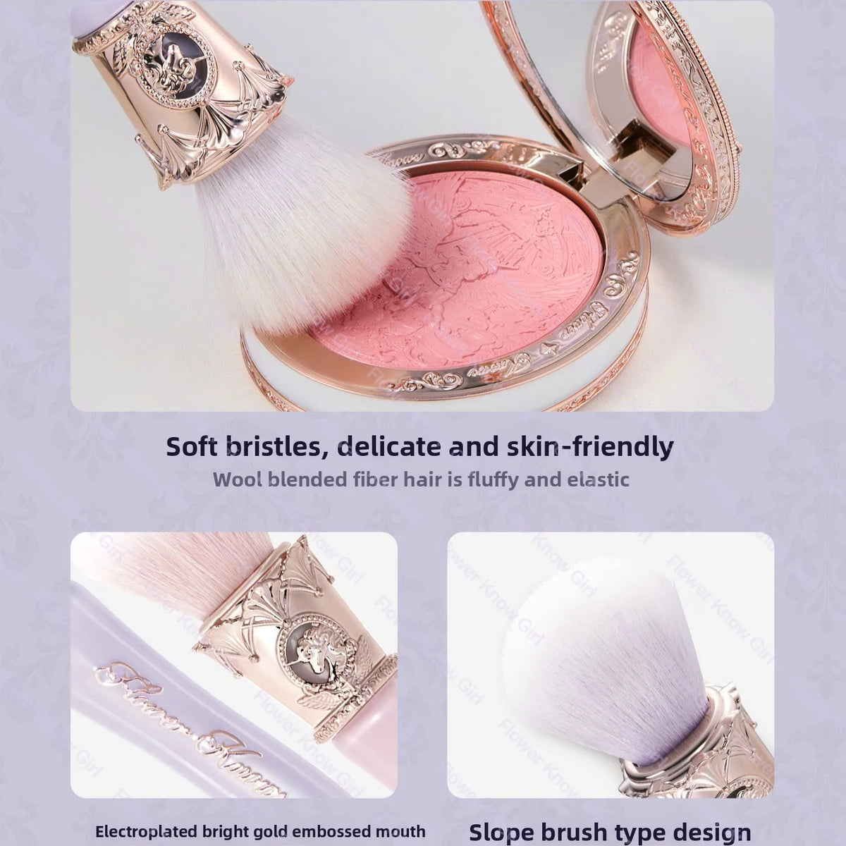 Flower Knows Knight Unicorn Makeup Brush – Cruelty-Free