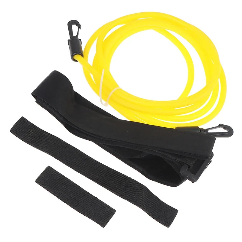 Swim Training Resistance Belt – Latex Elastic Pool Exerciser