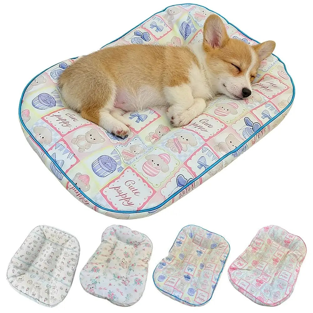Digital Printed Pet Mat – Soft Thickened Cotton Dog & Cat Blanket