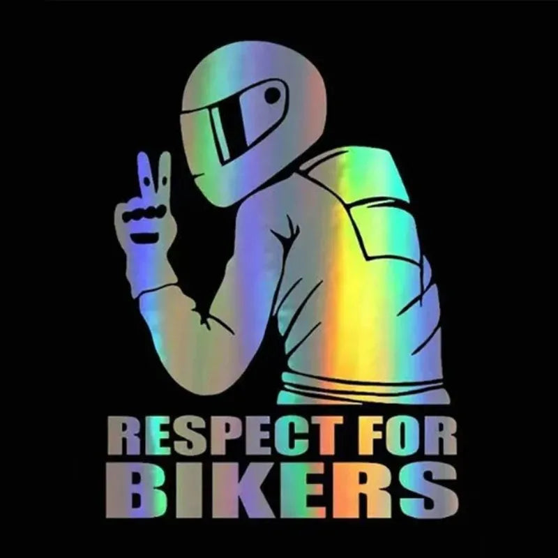 Waterproof Motorcycle Vinyl Sticker – Biker Helmet Decal