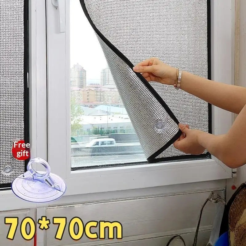 Aluminum Foil Window Film – Anti-UV Static Cling Sun Shade