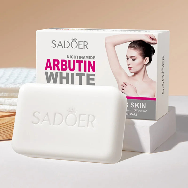 SADOER Niacinamide Arbutin Brightening Facial Soap Cleanser