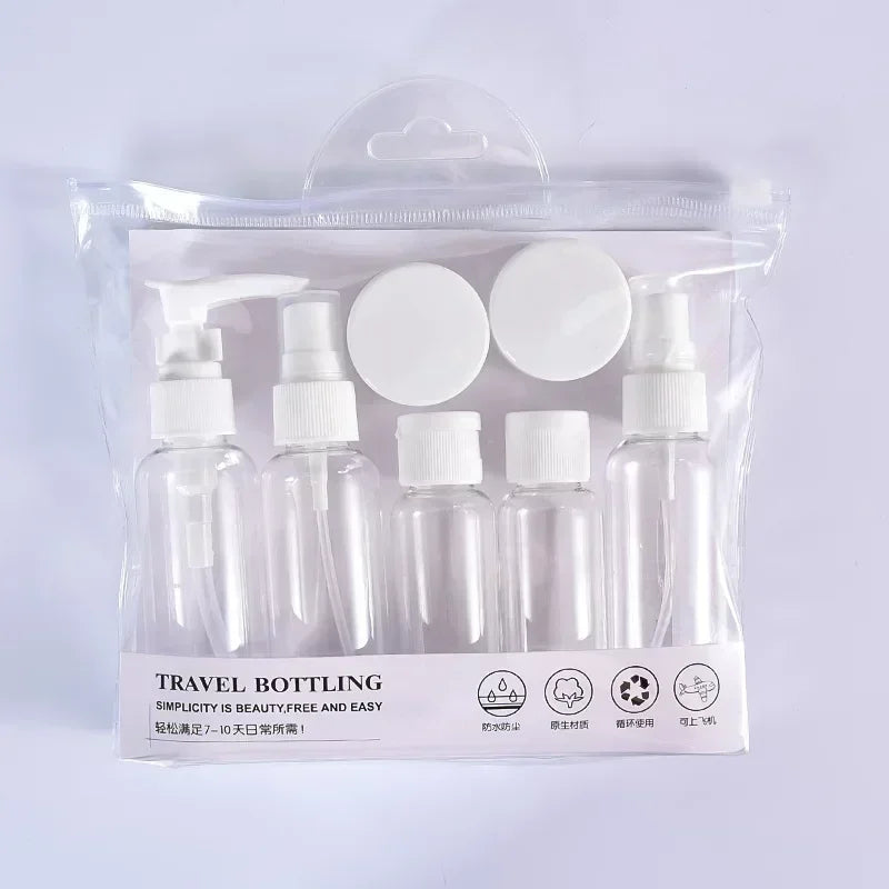 Travel Refillable Bottle Set – Portable Toiletry & Skincare Kit