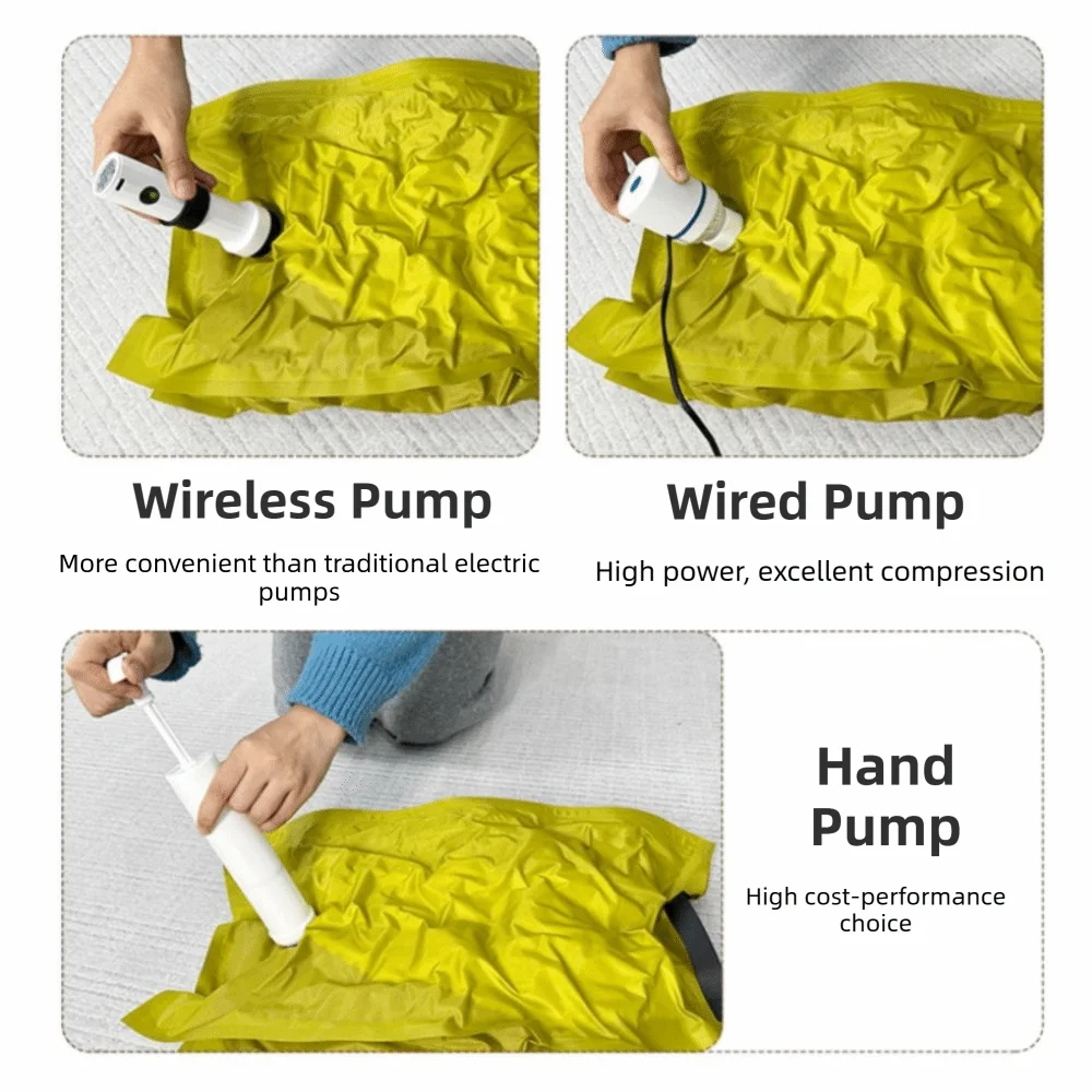 Reusable Travel Vacuum Compression Bag – Waterproof Space Saver