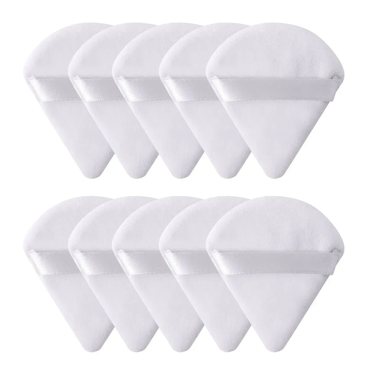 Triangle Velvet Powder Puff Set – Mini Makeup Sponge 10/20 Pcs