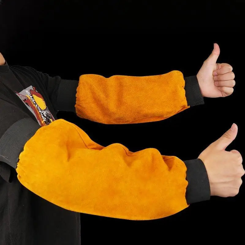 PU Leather Welding Sleeves – Heat Resistant Arm Guards