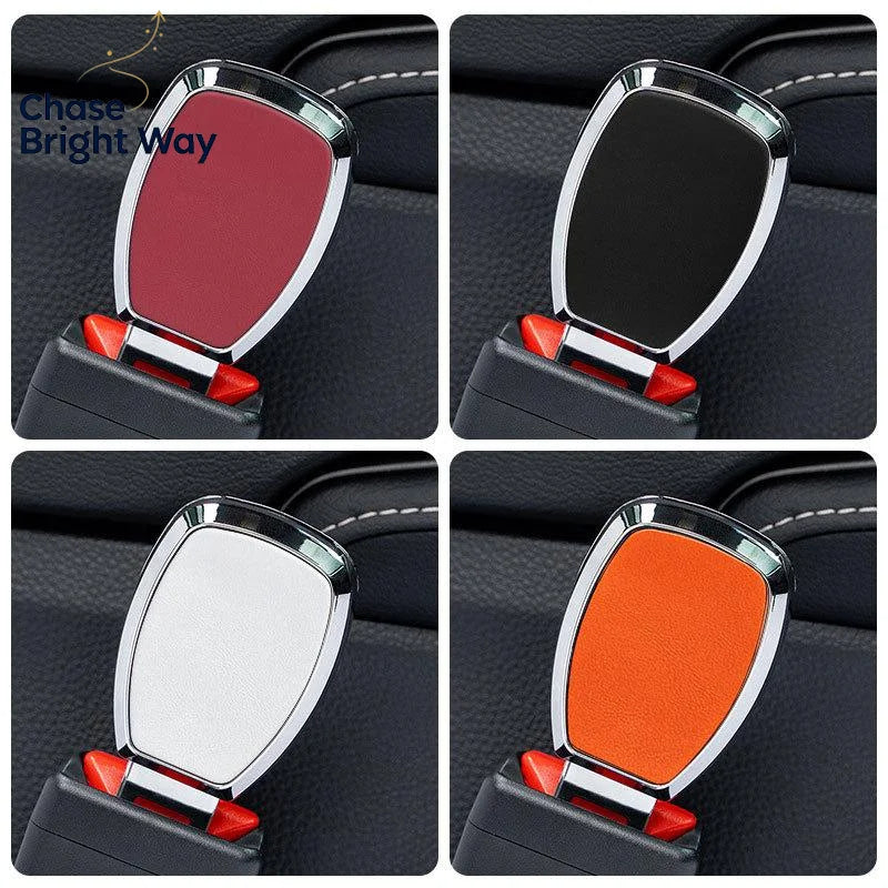 Universal Car Seat Belt Extender Clip – ABS & Nappa Leather
