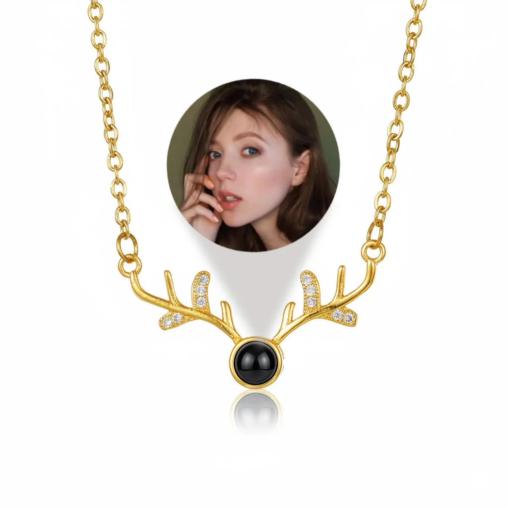 Personalized Photo Projection Heart Necklace | Custom Keepsake
