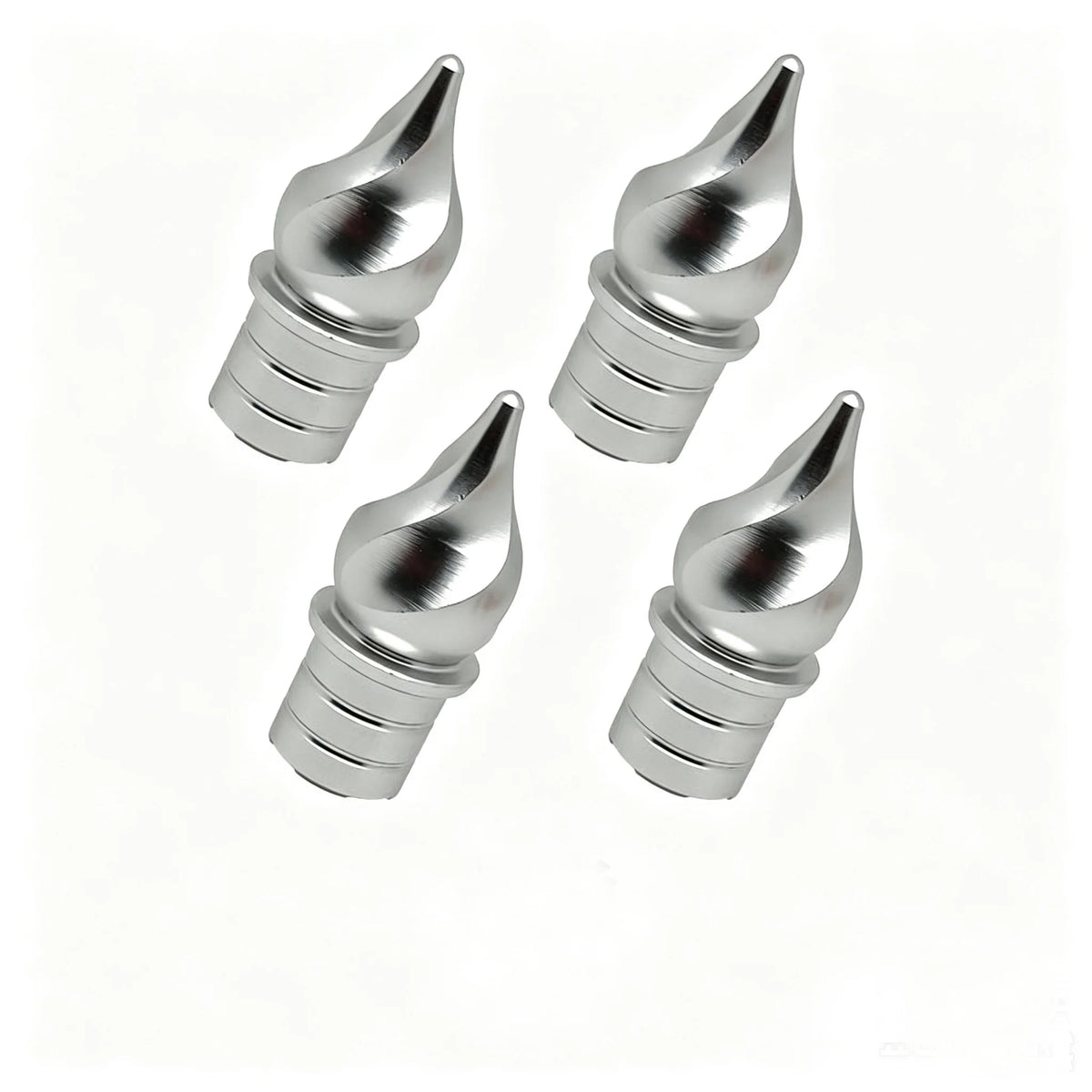 Torch Aluminum Alloy Tire Valve Caps 4-Pack – Car & Motorbike