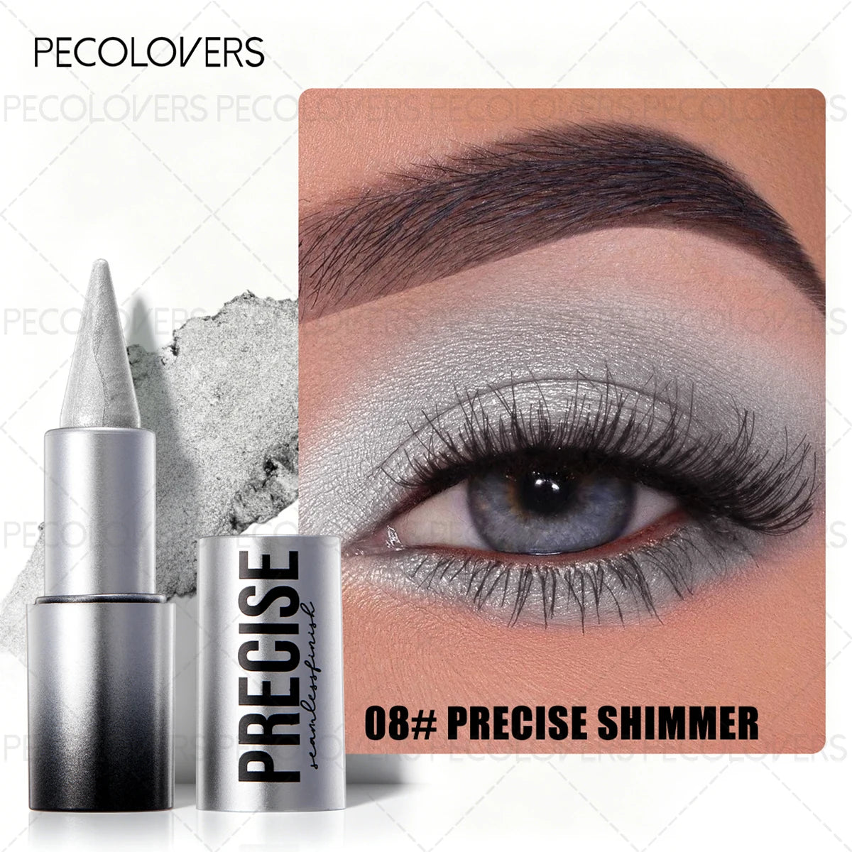PECOLOVERS Matte Eyeshadow Palette & Waterproof Pencil Set