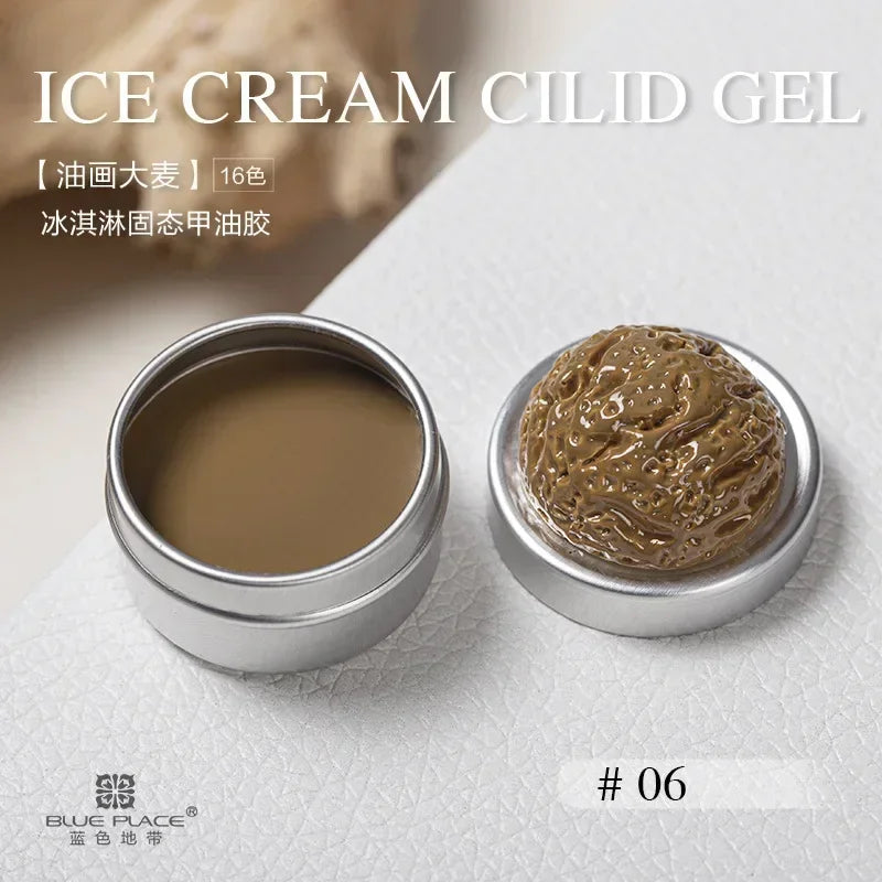 Handaiyan 64 Colors Solid Nail Polish Gel – Ice Cream Texture