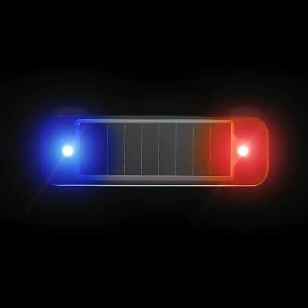 Solar LED Strobe Warning Light – IP65 Waterproof Auto-On