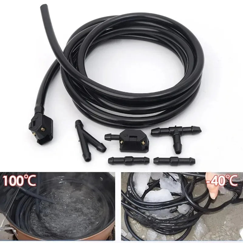Universal Windshield Washer Nozzle & Hose Kit | Car Jet Repair