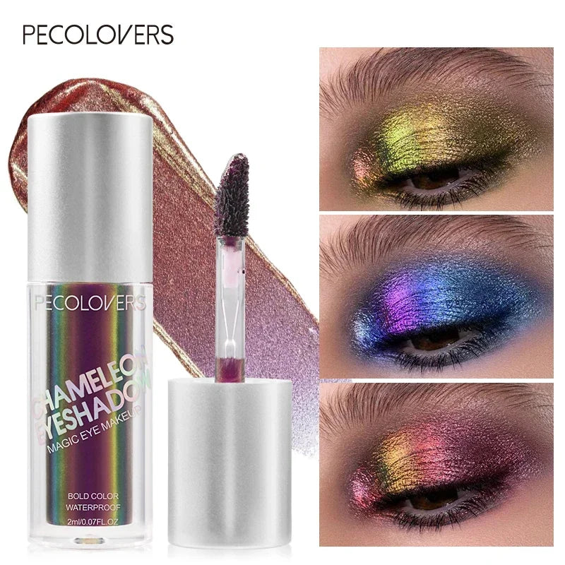 PECOLOVERS Chameleon Metallic Eyeshadow Stick – Aurora Chrome