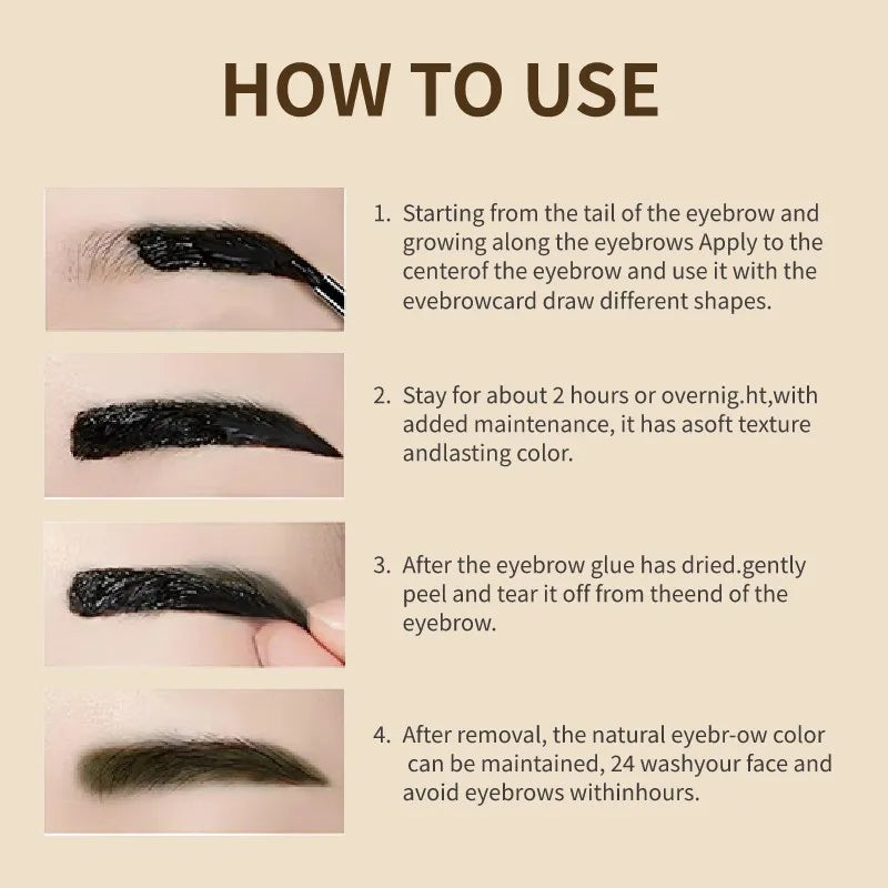 Waterproof Eyebrow Pencil – Long-Lasting Natural Light Color