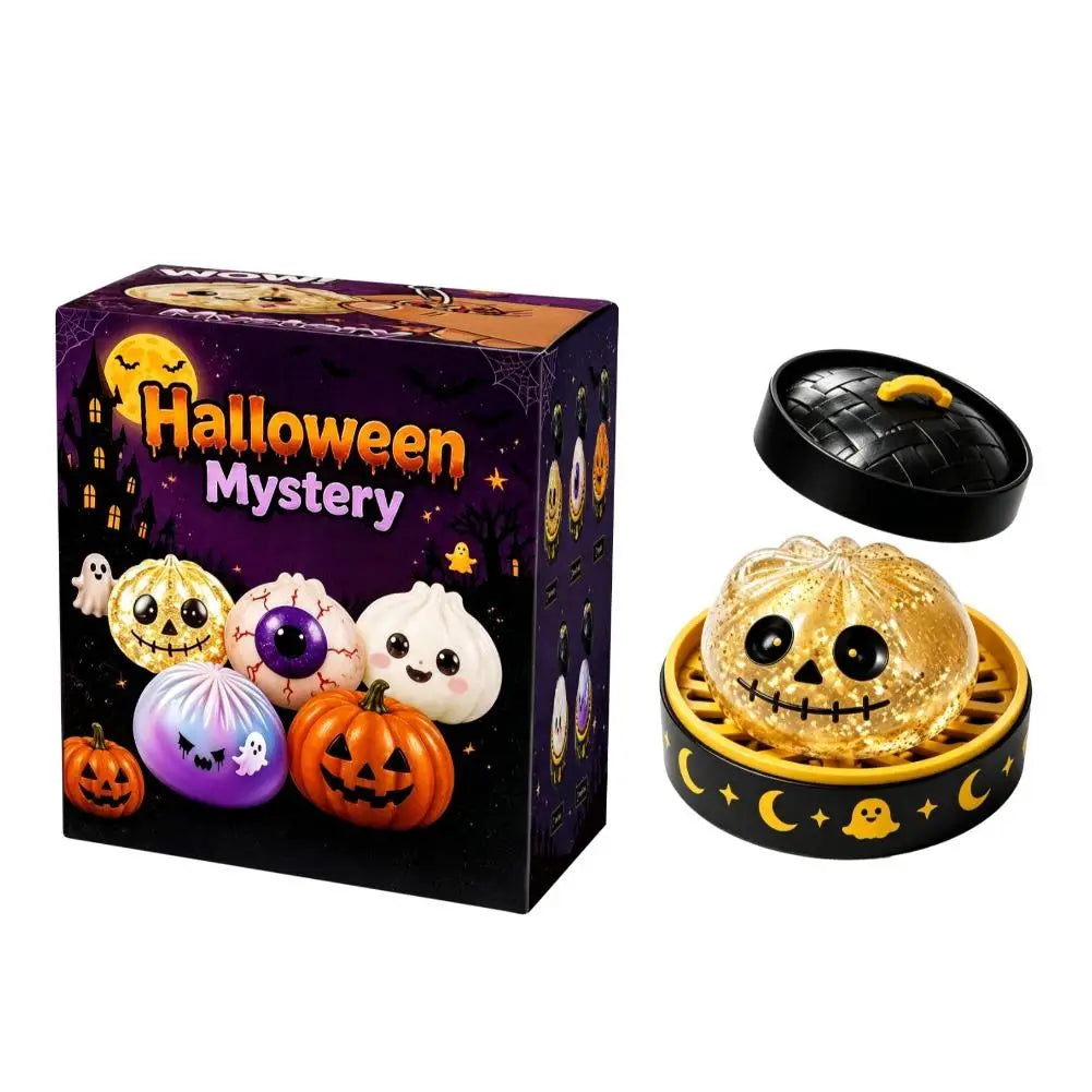 Halloween Ghost Dumpling Slow Rising Squeeze Fidget Toy