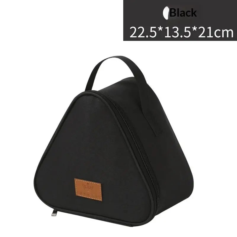 Triangle Insulated Food Bag – Thermal Pouch for Onigiri & Lunch