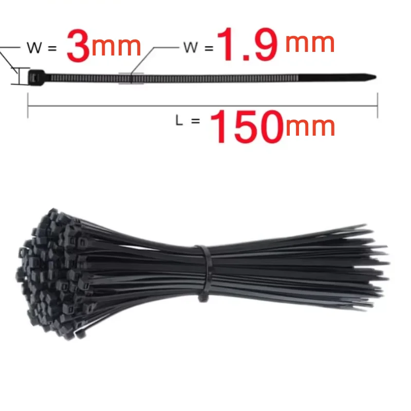 Heavy-Duty Reusable Nylon Cable Ties – Strong & Durable