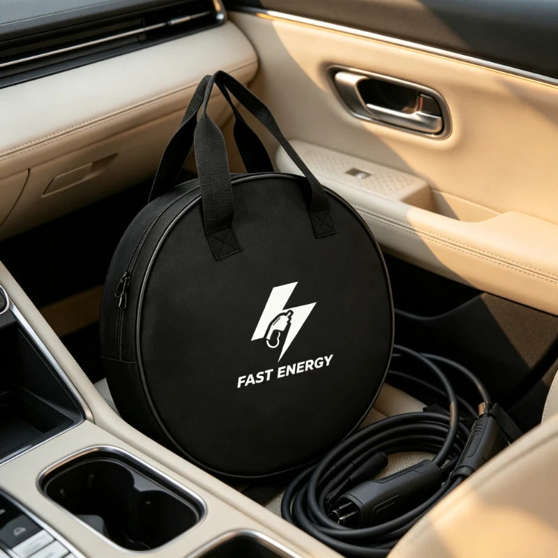 Portable EV Charging Cable Storage Bag | Large Oxford Fabric Pouch