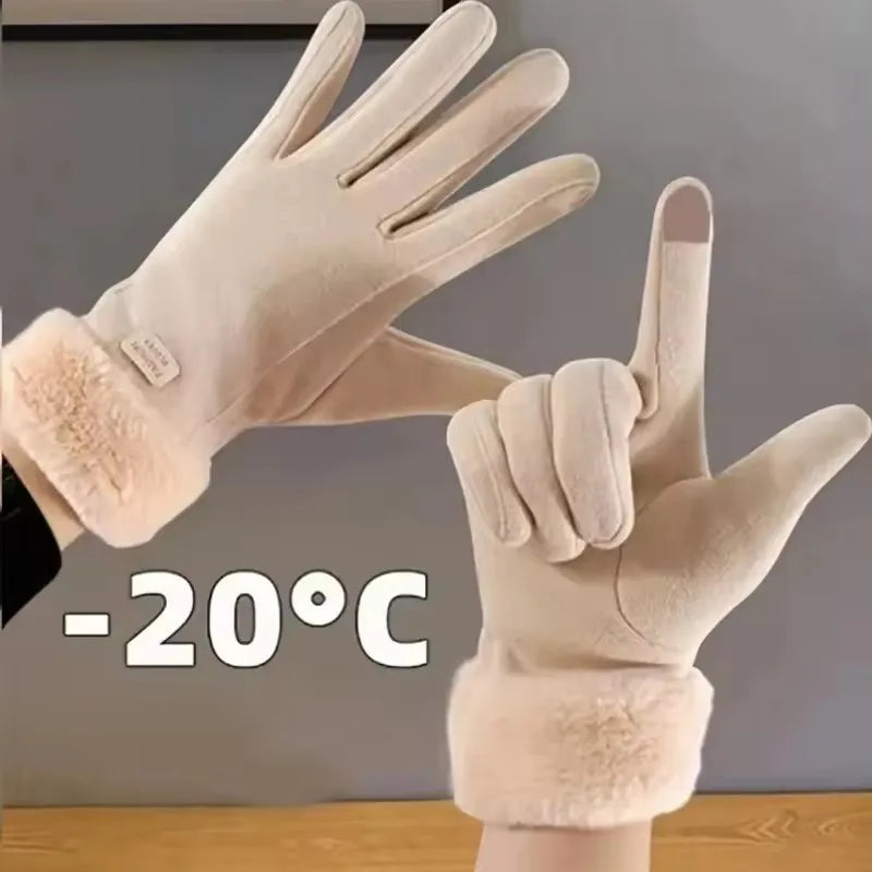 Women's Winter Touch Screen Gloves – Warm Full Finger Mittens