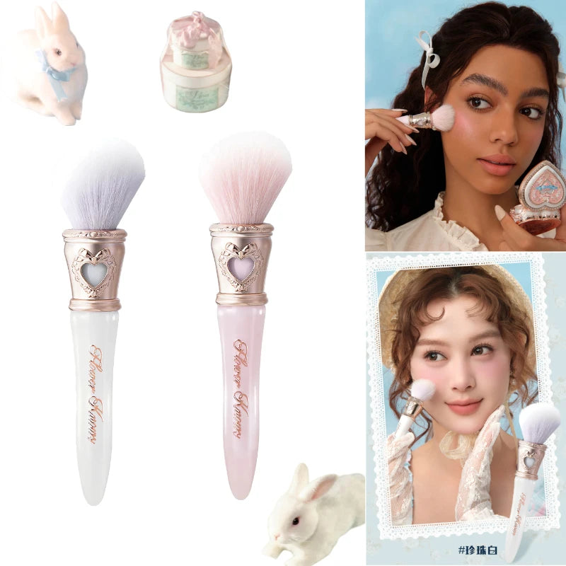 Flower Knows Bunny Garden Blush Brush – Wool Highlighter Tool