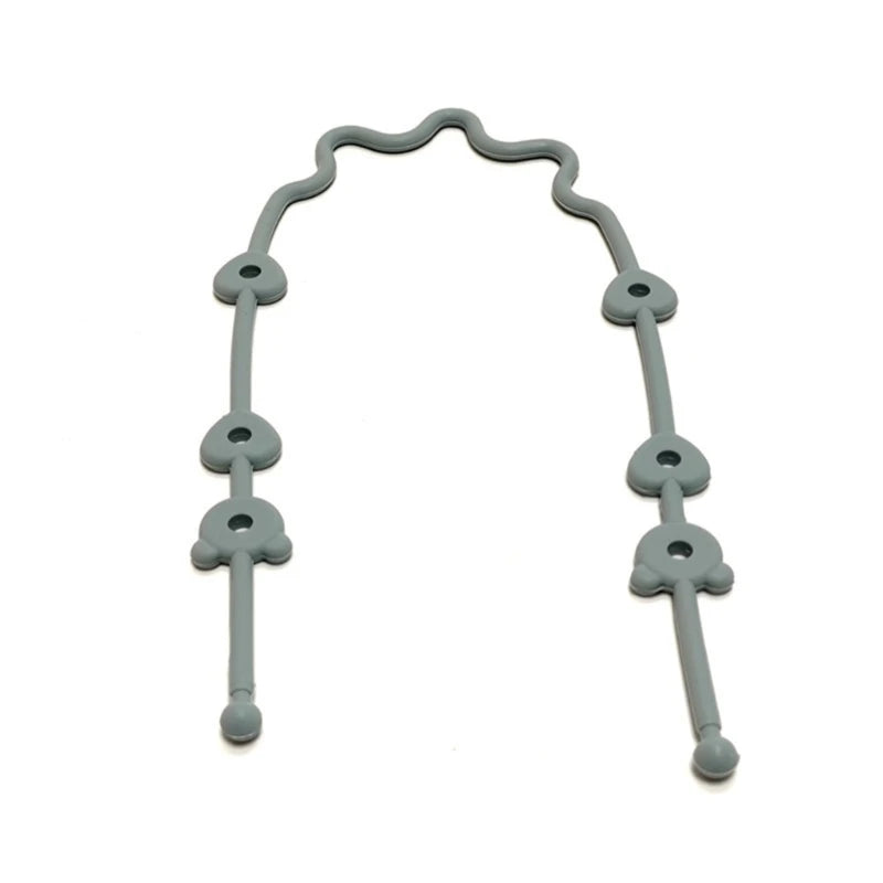 Silicone Baby Pacifier Clip Chain | Stroller & Highchair Strap