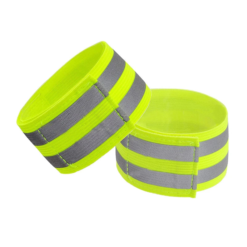 Reflective Elastic Safety Bands – Arm, Wrist & Ankle Straps (2-Pack)