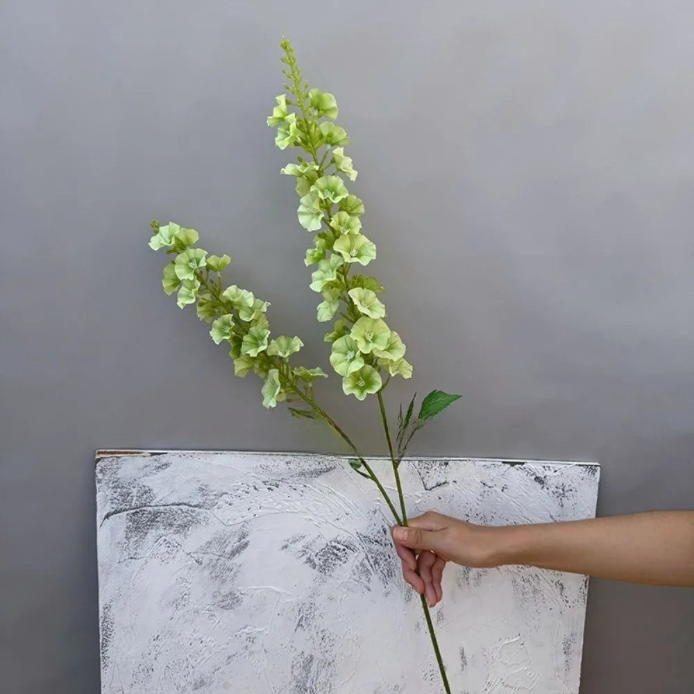Pink Artificial Larkspur Silk Flower Stems – Faux Floral Bouquet