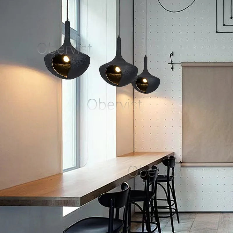 Wabi-Sabi Hand-Knitted Pendant Lamp | Designer Chandelier
