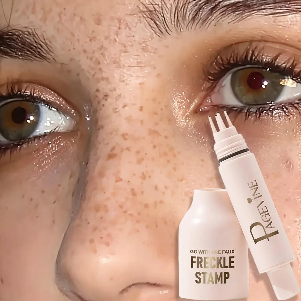 Dual-Head Freckle Stamp Pen – Waterproof Natural Makeup