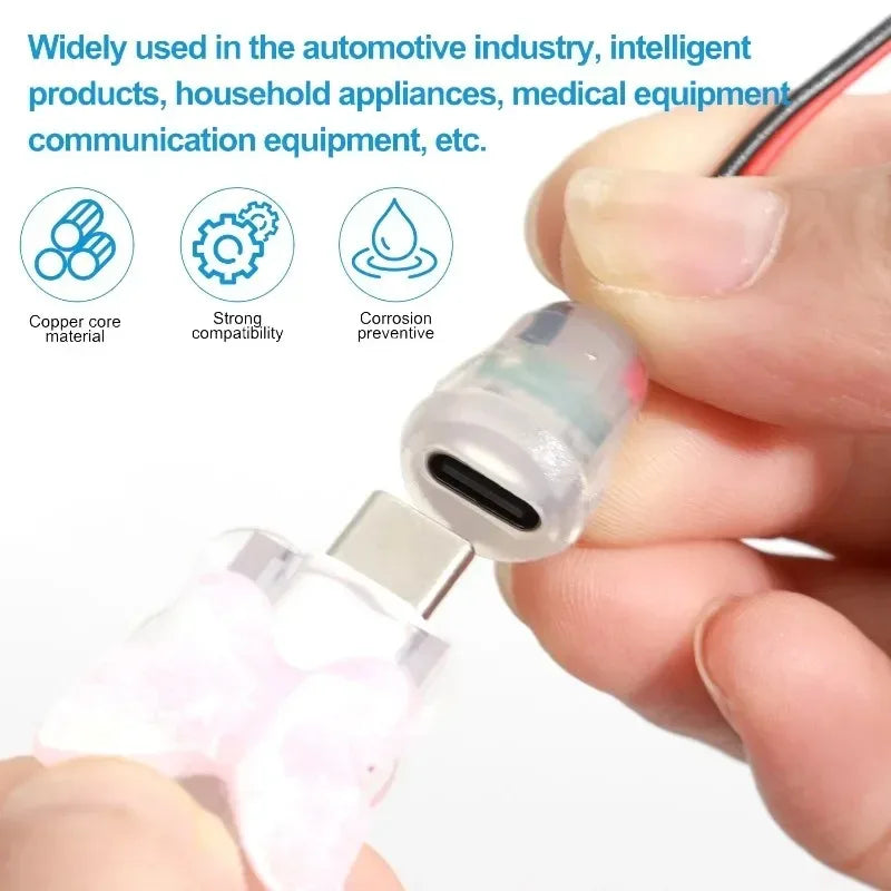 USB Type-C Female Connector 3A Waterproof – Car, Boat & DIY