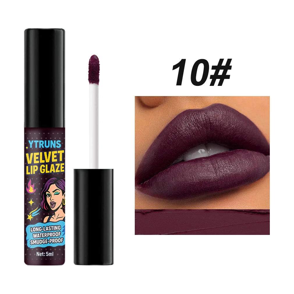 YTRUNS Matte Liquid Lipstick – Waterproof Long-Lasting Lip Tint