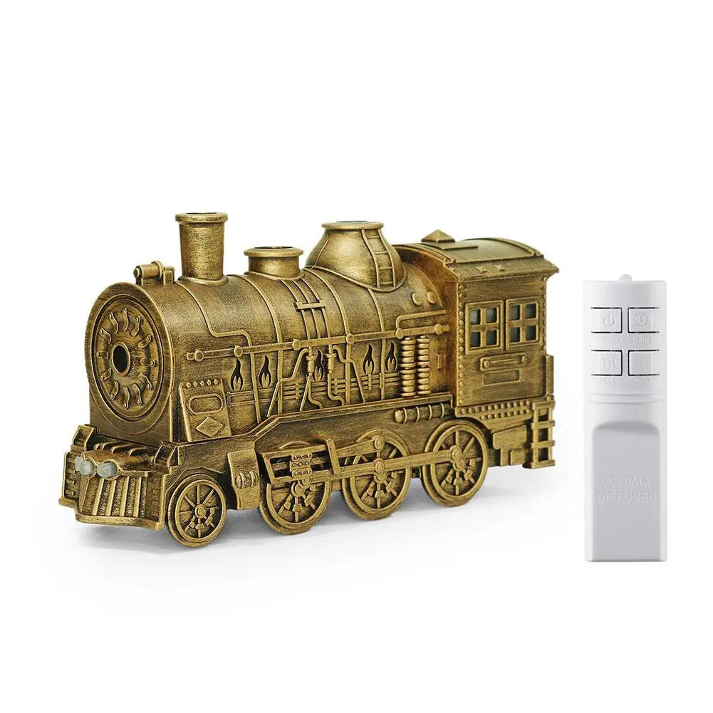 Vintage Train Humidifier & Aromatherapy Diffuser | LED Ambient
