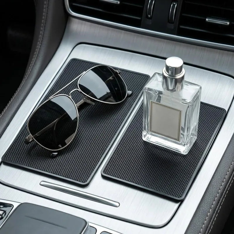 Car Dashboard Anti-Slip Grip Mat – Holds Phone, Keys & More