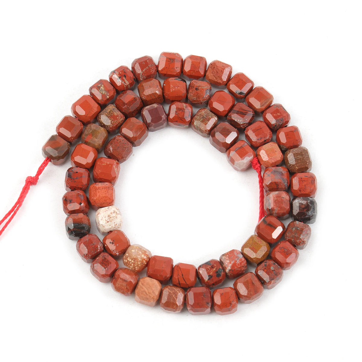 Tiger Eye Faceted Cube Beads 5mm – Natural Stone Spacer Strand