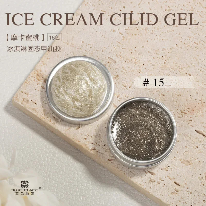 Handaiyan 64 Colors Solid Nail Polish Gel – Ice Cream Texture