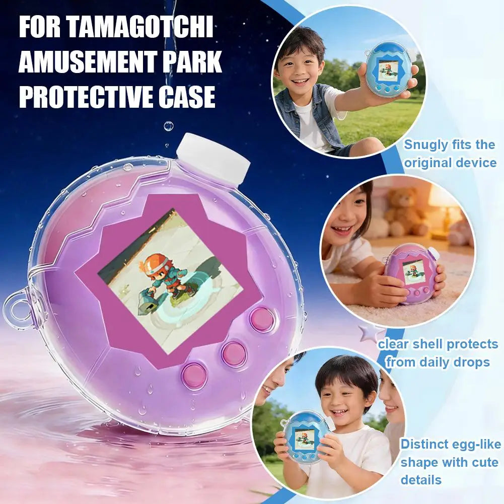 Tamagotchi Paradise Clear PC Case – Shockproof & Anti-Scratch