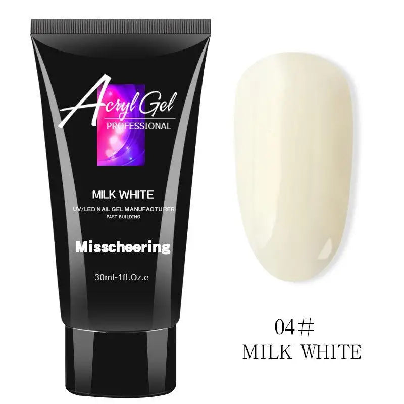 Poly Nail Extension Gel 30ml – Pure Color Crystal Builder