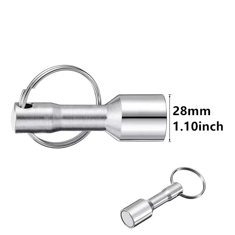 Super Strong NdFeB Pocket Magnet – Keychain Hook & Hanging Tool
